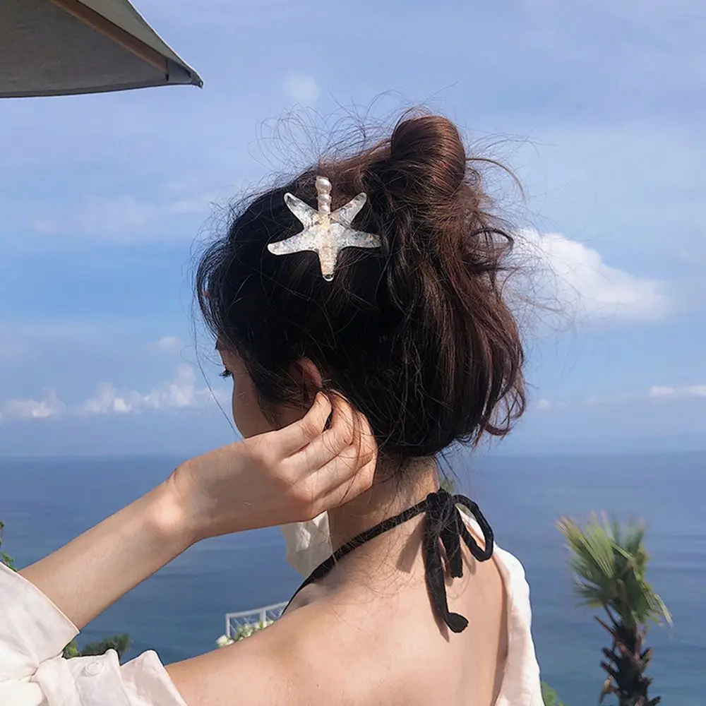 Элегантные Заколки для волос в виде звездочек для женщин заколки для волос летнее пляжный отдых вечерние заколки для волос аксессуары дропшиппинг