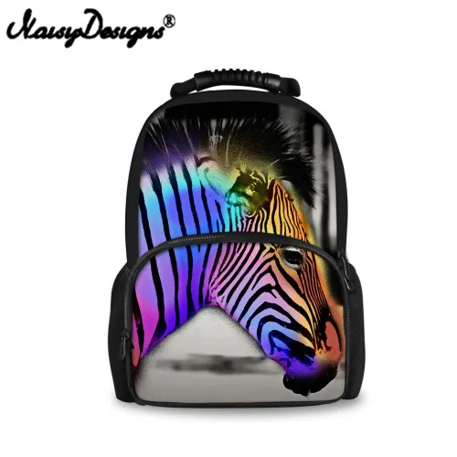 Noisydesigns/3D школьный рюкзак с принтом зебры для девочек подростков детские школьные сумки ноутбука|Школьные