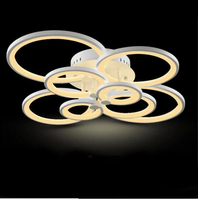 

Led Ceiling Light Acrylic Lighting Round Modern Lights Led Lamp Remote Control Dimming Living Room Bed Circle Deckenleuchten