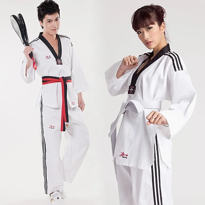 Taekwond Uniform TKD Long Sleeve Kids Clothes Taekwondo Adult Dobok