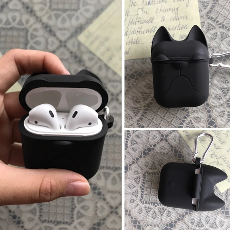 TEXNANO Cartoon Earphone Case Silicone Shockproof Cover Luminous Protector Waterproof Dustproof Headset Accessories For Airpods (4)