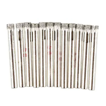 

6mm 15/64" Diamond Tool Drill Bit Ceramic Tile Glass Hole Saw 12 Pcs