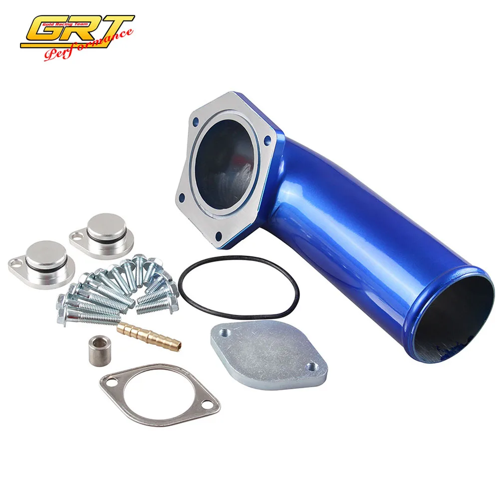 Grt egr valve delete kit w intake elbow diecast for 08 10 ford 6 4l