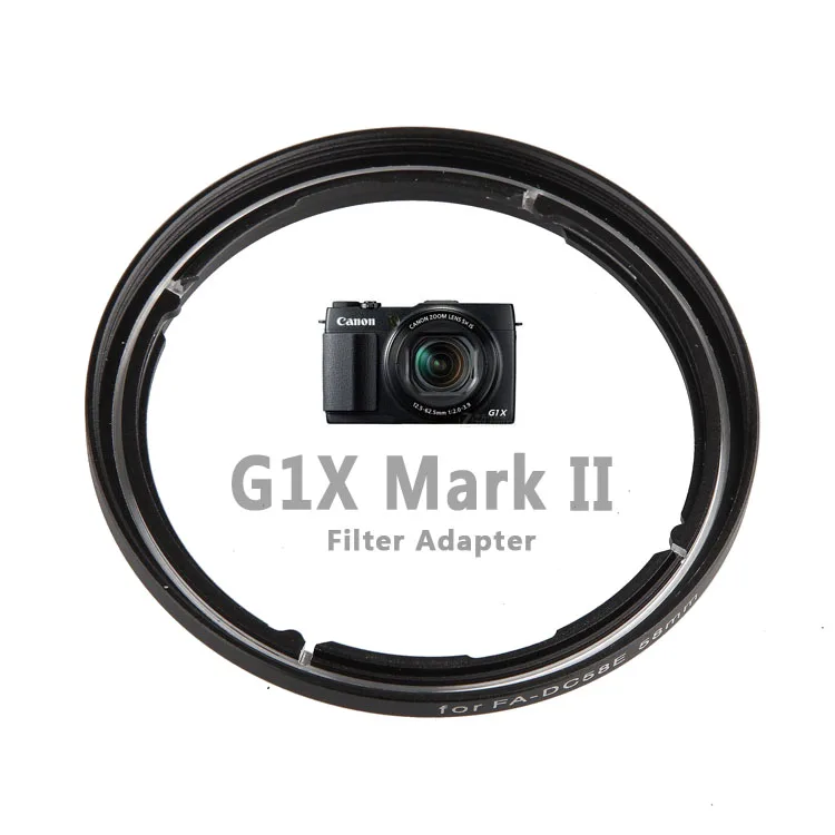 New Aluminum FA DC58E Camera Lens Filter Adapter for Canon PowerShot