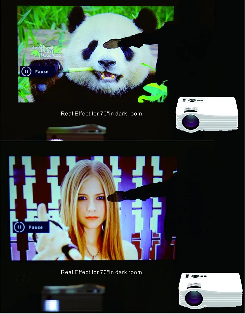UNIC UC36 mini projector  (9)