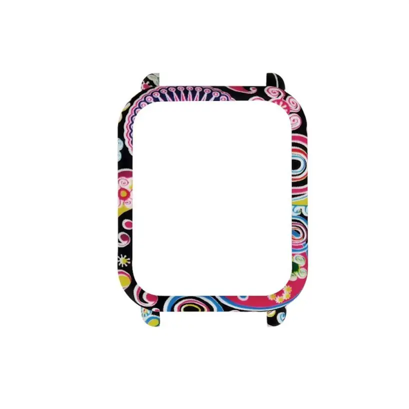 

CARPRIE Smart Accessories wrist strap Pattern Slim Colorful Frame PC Case Cover Protect Shell For Huami Bip jan2