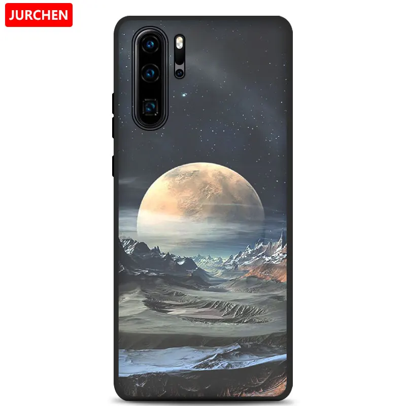 Чехол для телефона JURCHEN для huawei P30 Pro, чехол для huawei P30, чехол из ТПУ с рисунком, силиконовая Мягкая задняя крышка для huawei P30 P30Pro, чехол - Цвет: 9