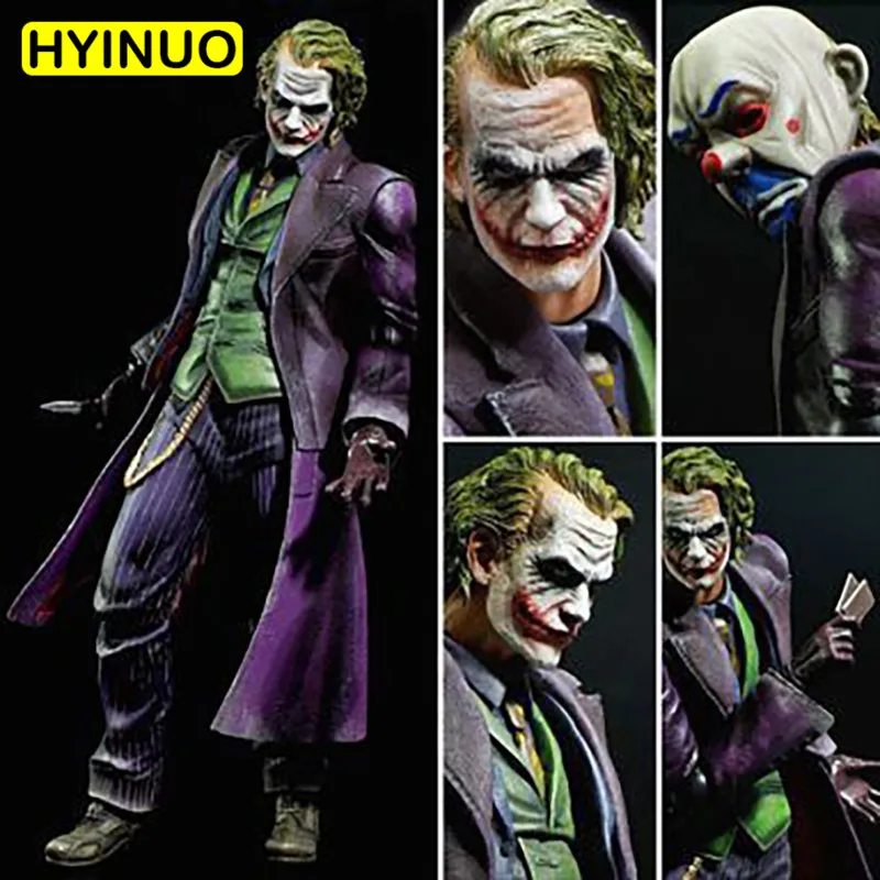 

1/6 Scale The Dark Knight Rises Clown Batman Joker of PVC Material Desktop Decoration Action Figure Doll Toys Gifts Displays