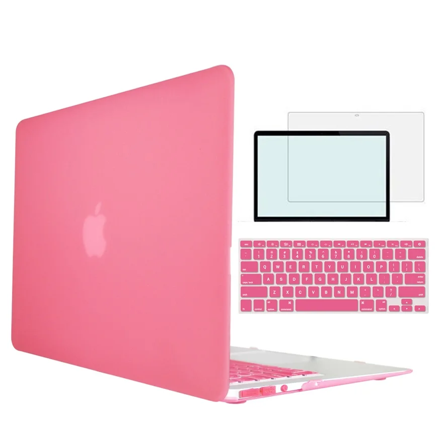 Yippee цветной чехол для ноутбука Macbook Air Pro retina 11 12 13 15 11,6 13,3 15,4 дюймов с клавиатурой и защитой экрана