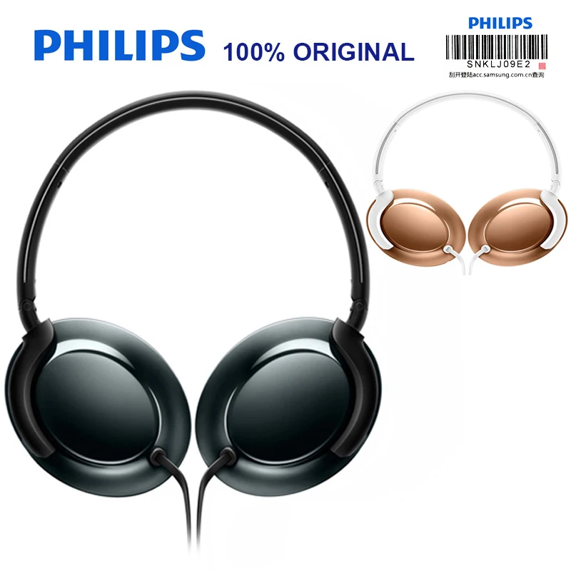 Оригинальные Наушники Philips SHL4805 с басовым шумоподавлением проводные Hi Fi наушники
