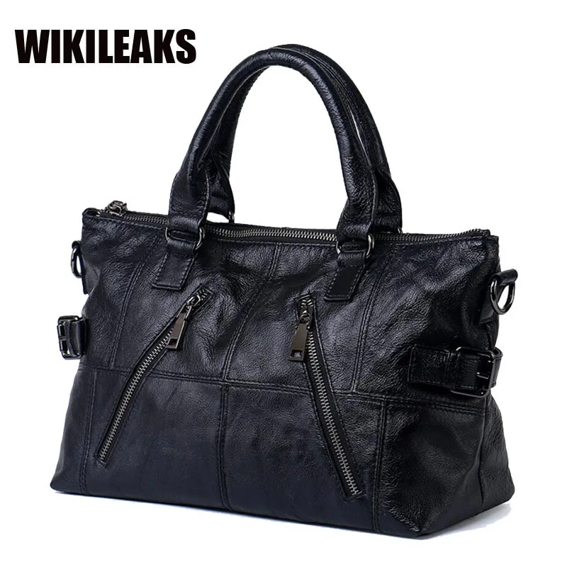 

New Fashion Brand Designer Genuine Cow Leather Women's Satchel Handbag Single Crossbody Female Solid Soft Cowhide Totes Bags