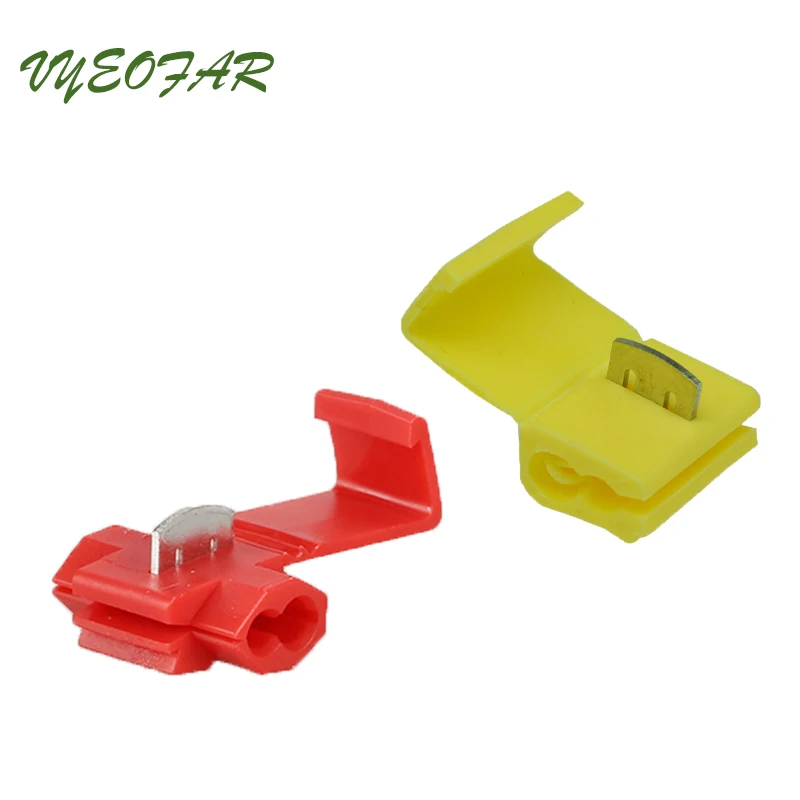 20pcs Wire Connector Scotch Lock Snap Awg2210 Without Breaking Cable