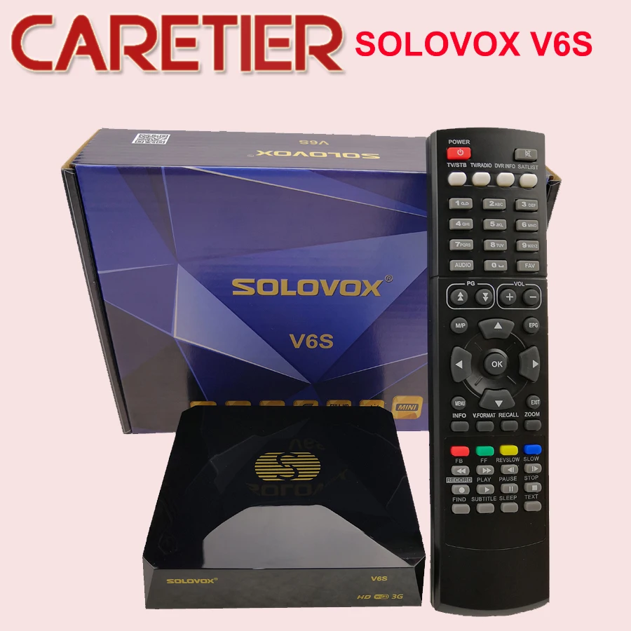 SOLOVOX S V6S спутниковый ТВ ресивер домашний кинотеатр HD Поддержка M3U CCAM tv Xtream спутниковый ресивер