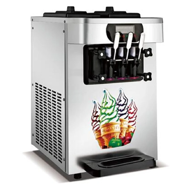 Buy Big Three Flavors Soft Ice Cream Machine CE Prove