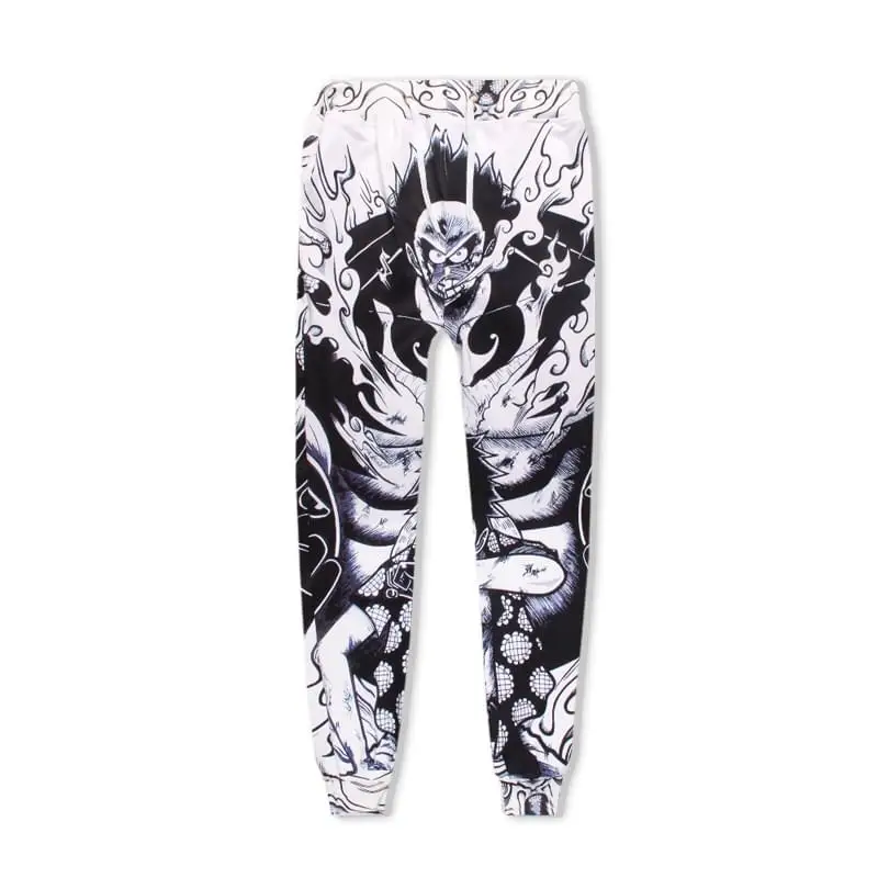 Anime M.D. Luffy Gear Fourth Costume Hoodies Men Sets 3D Tracksuits Sweatpants 2PCS Hooded Sweatshirts Pullovers+Jogger Pants