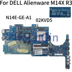 KoCoQin ноутбук материнская плата для Dell Alienware M14X R3 GTX750M материнская плата CN-02KVD5 02KVD5 VAR00 LA-9201P N14E-GE-A1 2G