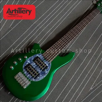 

Artilley Factory custom left-handed Musicman bass 6 strings bass guitar with metal colors available musical instrument shop