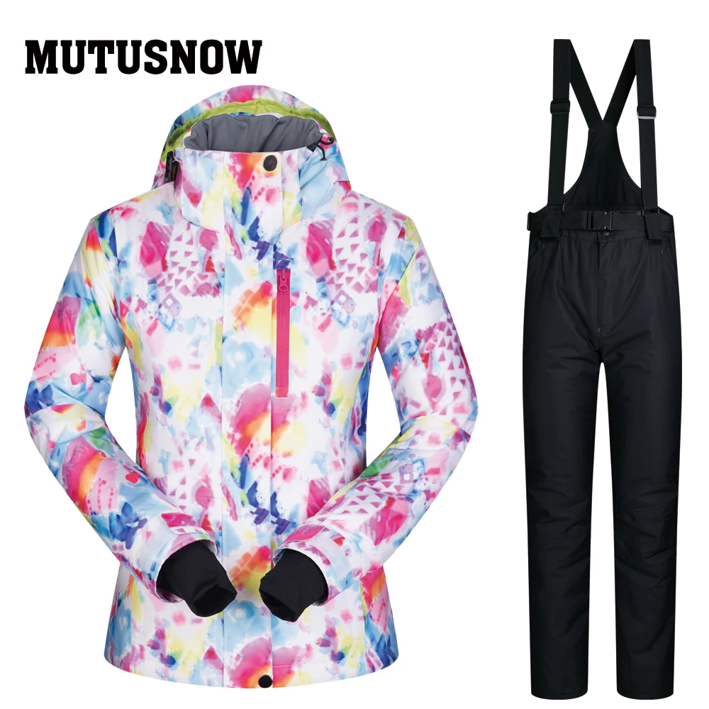 Sports & Entertainment 2018 High Quality Ski Jacket Women Set Windproof Waterproof Breathable Clothes Thermal Ski Suit Snowboard Jacket And Snow Pants