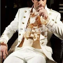 /Новые стильные смокинги для жениха цвета слоновой кости на заказ Лучшие Мужские для шаферов мужские свадебные костюмы жениха костюмы для жениха cl