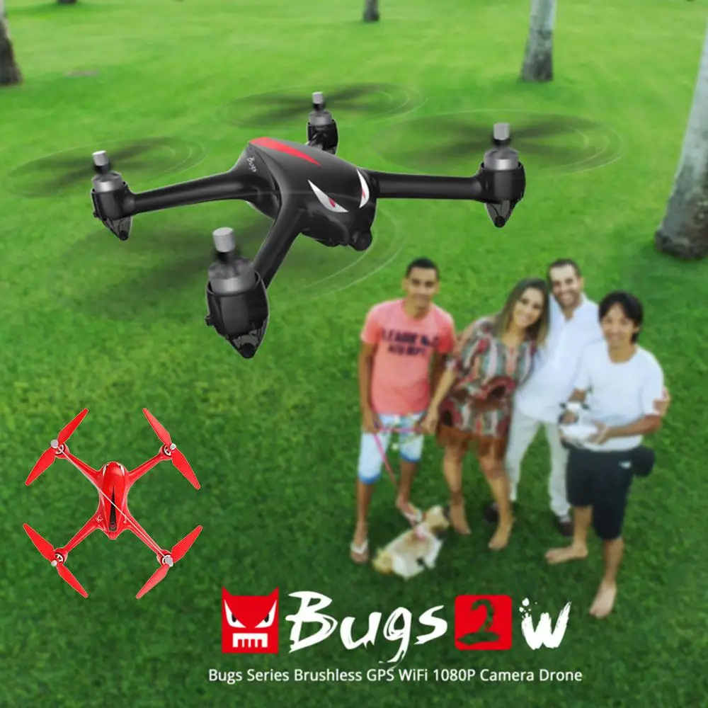 MJX B2W Bugs Mini Drone With Camera 1080P HD 5GPS WIFI RC Quadrupter Brushless RC Quadcopter Helicopter Aircraft Remote Control MJX B2W Bugs Mini Drone With Camera 1080P HD 5GPS WIFI RC Quadrupter Brushless RC Quadcopter Helicopter Aircraft Remote Control