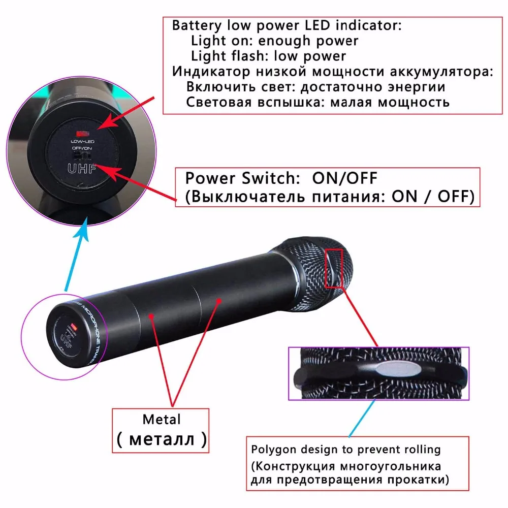 Freeboss FB-U10 Dual Way Digital UHF Wireless