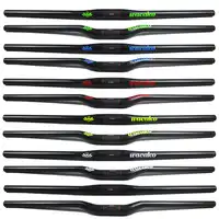 Glossy Bicycle Handlebar MTB Carbon Handlebar 3K Full Carbon Fiber BMX Handlebar with Stem 25.4/31.8mm Bike Spare Part 600-760mm