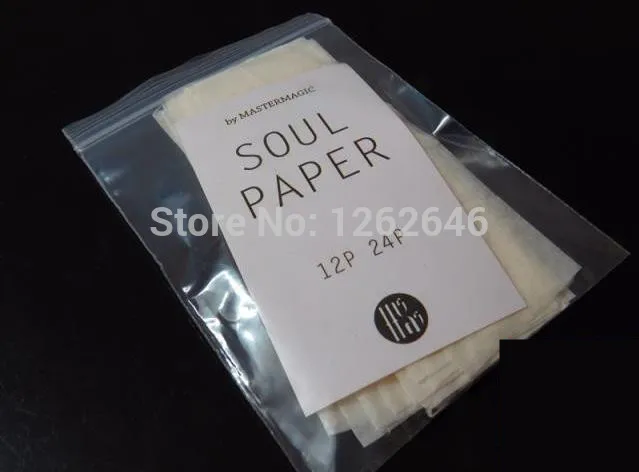 Soul Paper Will Tsai Волшебные трюки 24 шт. = 1 упаковка ментализм магии крупным планом