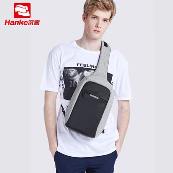 

Mixi Anti-Theft Crossbody Bag Men Sling Chest Bag Fit 9.7 Inch iPad Messenger Bag Sports Travel Small One Shoulder