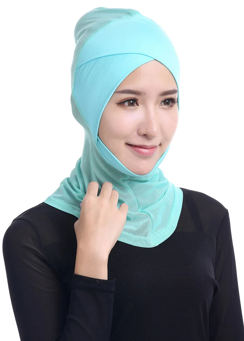 Крест мусульманский хиджаб Джерси-шарф модал эластичная шаль и обертывание женщины тюрбан femme musulman готовы носить головные шарфы - Цвет: 6
