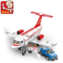 Sluban 275Pcs Concept Plane 3D Jigsaw Education Assembling Airplane Building Blocks Bricks action figure lepin Compatible конструктор lepin столица 02114