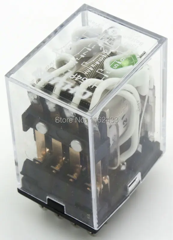 HH54PL DC 12V relay With LED indicator HH54P MY4 series