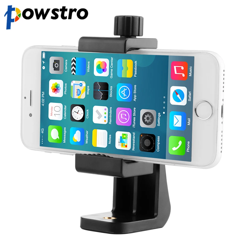 360 Degree Phone Holder Tripod Stick Cell Phone Stand Stabilizer Clip