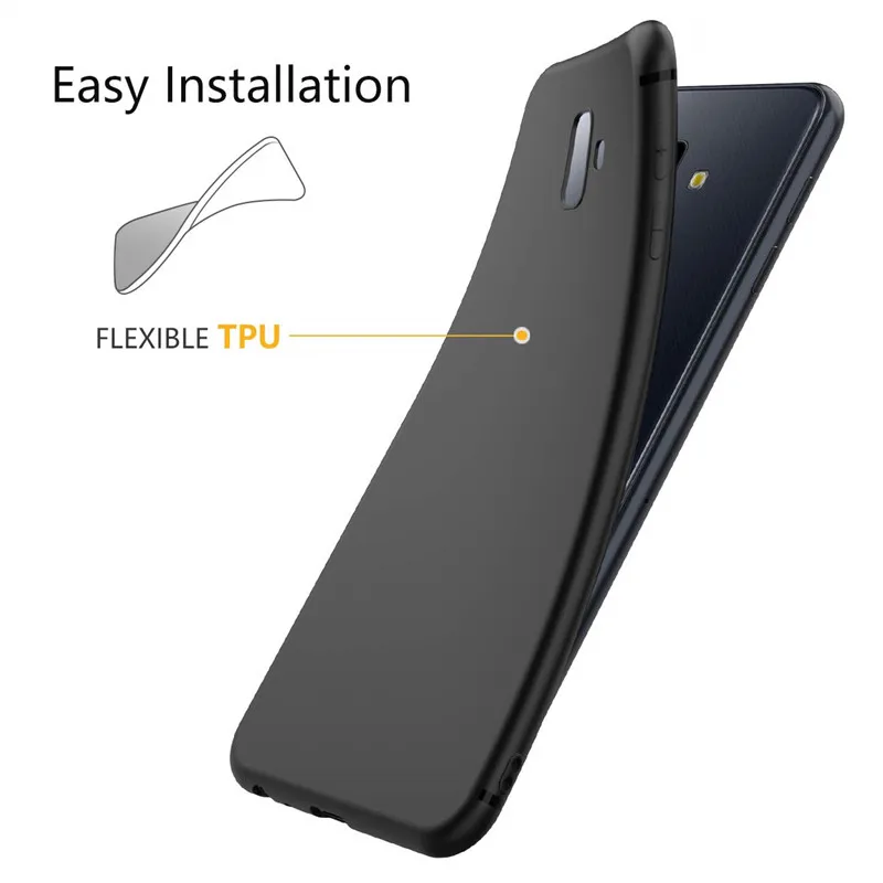 Мягкий чехол PDGB для Samsung Galaxy S8 S9 Plus S10 Lite S10E S6 S7 Edge Note 5 8 9 однотонный матовый