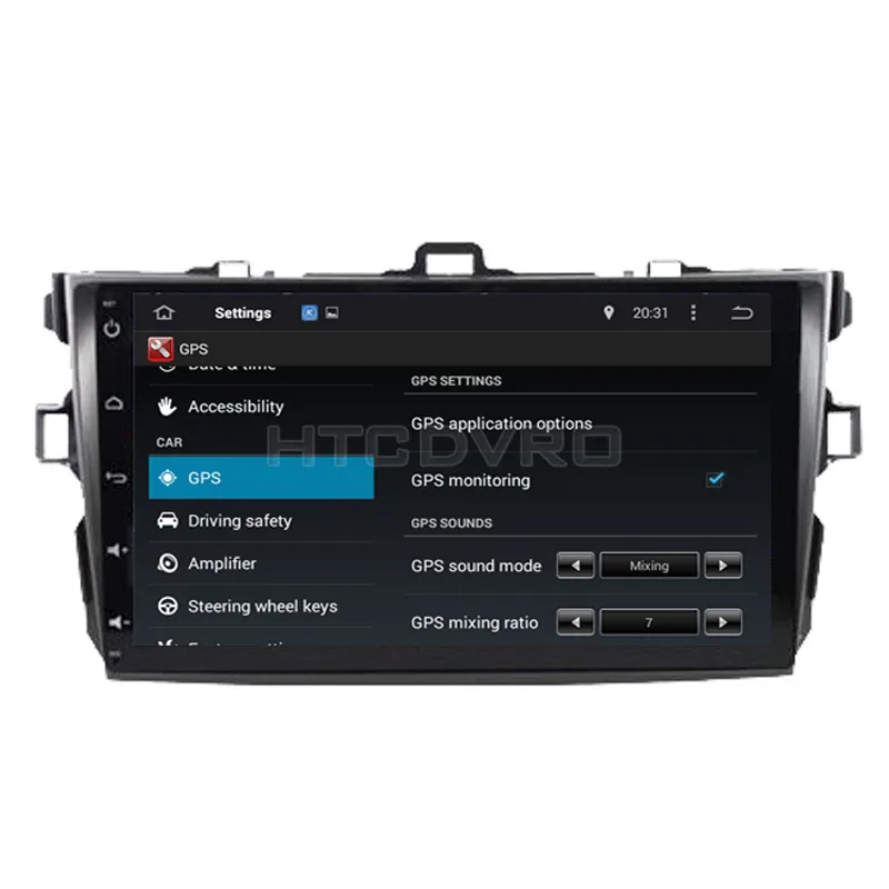 Cheap YMODVHT 9inch Octa Core 4GB+32GB Android 9.0 Car DVD Player for Toyota Corolla 2007-2010 2011 2012 Radio Stereo GPS Navigation 6