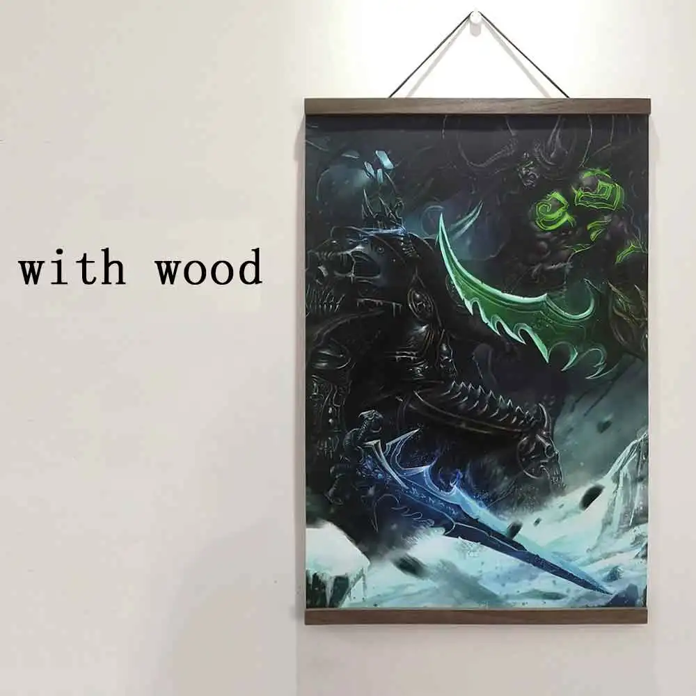 Плакат для World of Warcrafts Sylvanas Windrunner постеры печати на холсте украшения живопись с твердой древесины Висячие свиток