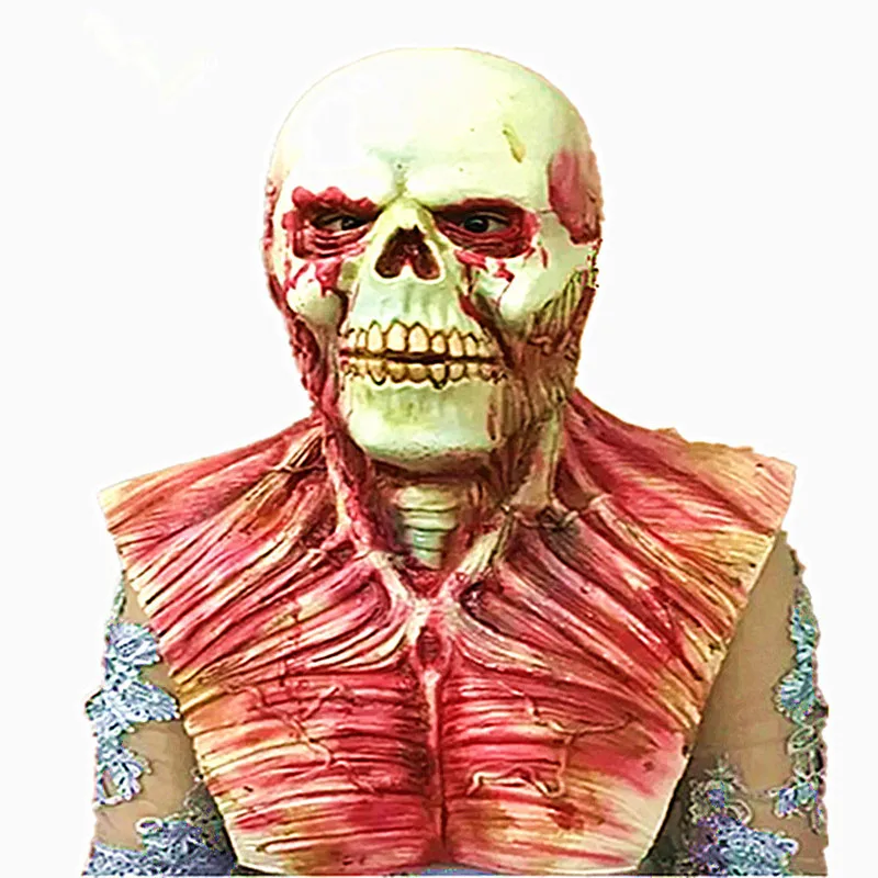 1 шт. Хэллоуин ужас Alien Man головные уборы Spectre Diviner Zombie Dead маска зомби дьявол для