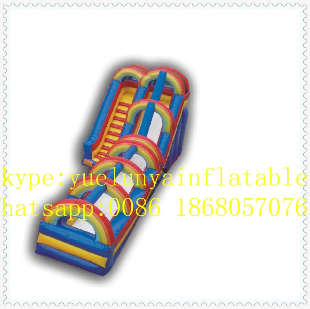 inflatable castle with slide