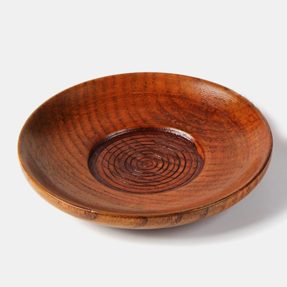 

Coaster Plate Kitchen Tool Household Round Carft Drink Mug Pads Holder Wooden Serving Tray Cup Mat Tea Fruit Food Coffee Coaster