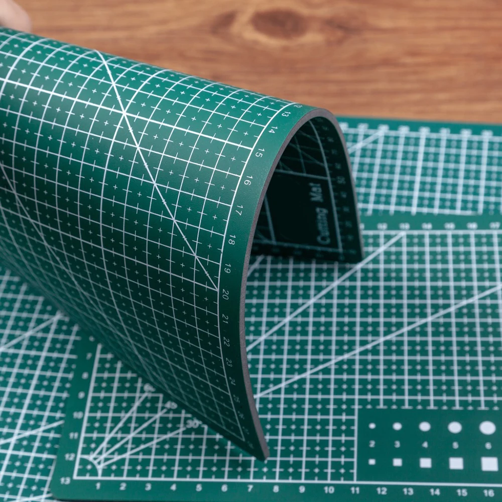 ABEDOE A3/A4 ПВХ бумагорез коврик для резки ткани кожа Бумага инструменты для рисования Двусторонняя Исцеление разделочная доска