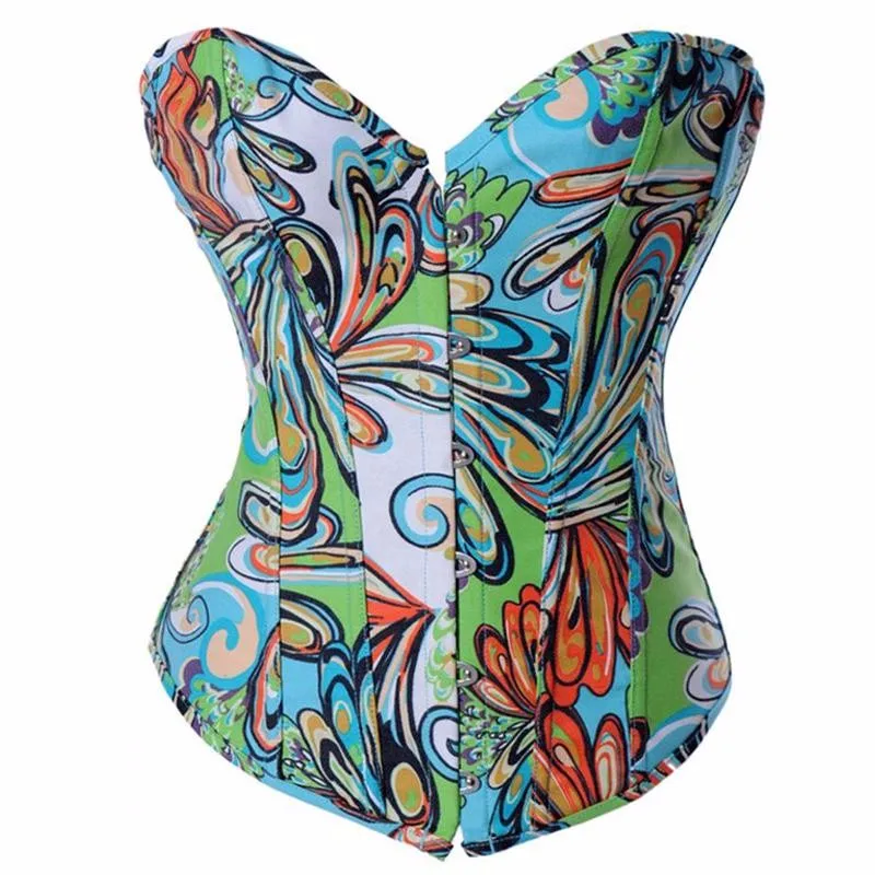 Wholesale-Denim-Corset-Green-W580846C-1