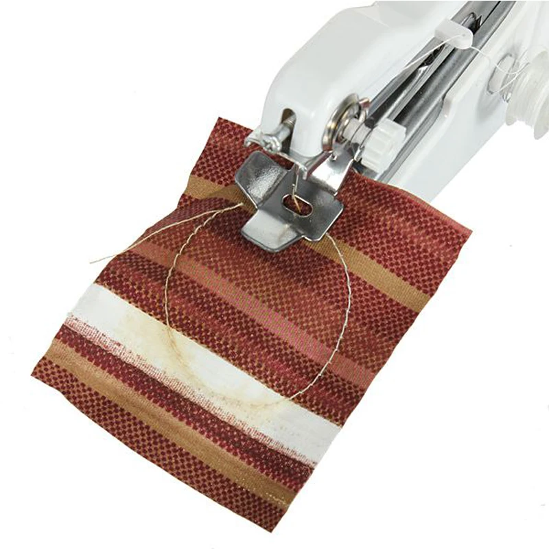 Портативные Ручные Швейные машины стежка шитье Рукоделие беспроводные ткани электрическая швейная машина вышивка шитьё комплект