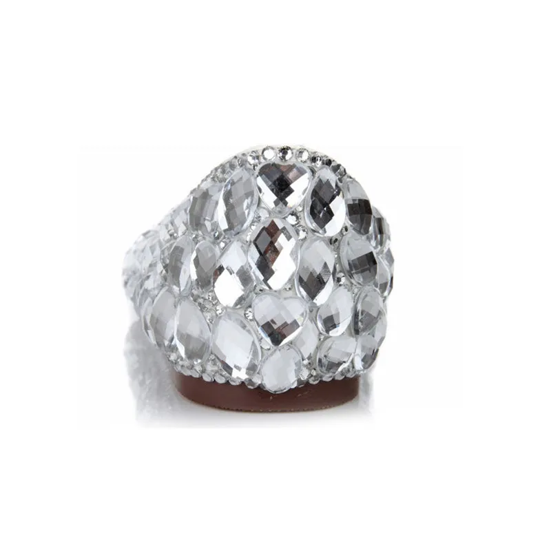 Handmake En Semelle De Cristal Drfargo Printemps Femmes Size34 Mouton Peau Boîte Bateau D'été Chaussures Ma0340 Mariage 41 Appartements Peu Le Avec La Glitter Profonde UpqGzMVS