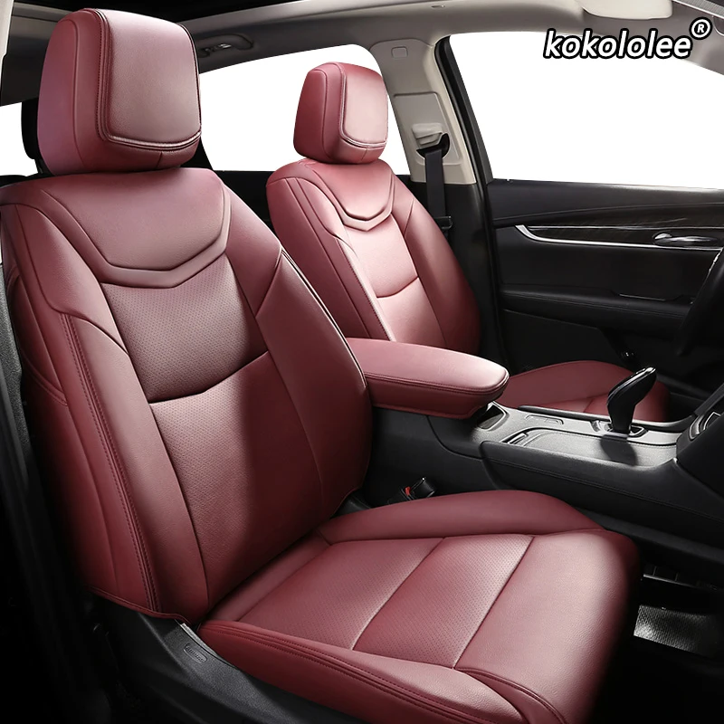 Кожаный чехол на автомобильное сиденье kokololee заказ для Ford Fiesta Mondeo Fusion Focus S-MAX Escort