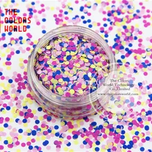 Rh2-271 смесь цветов в горошек формы устойчивы к воздействию растворителей блеск для ногтей Nail гель лак для ногтей макияж и DIY украшения