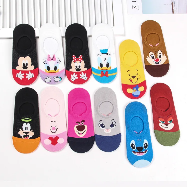 

Hot Sale Women's Korean Style Cartoon Pattern Cute Girls Boat Cotton Socks Fashion Funny Happy Novelty Ladies Shorts Socks