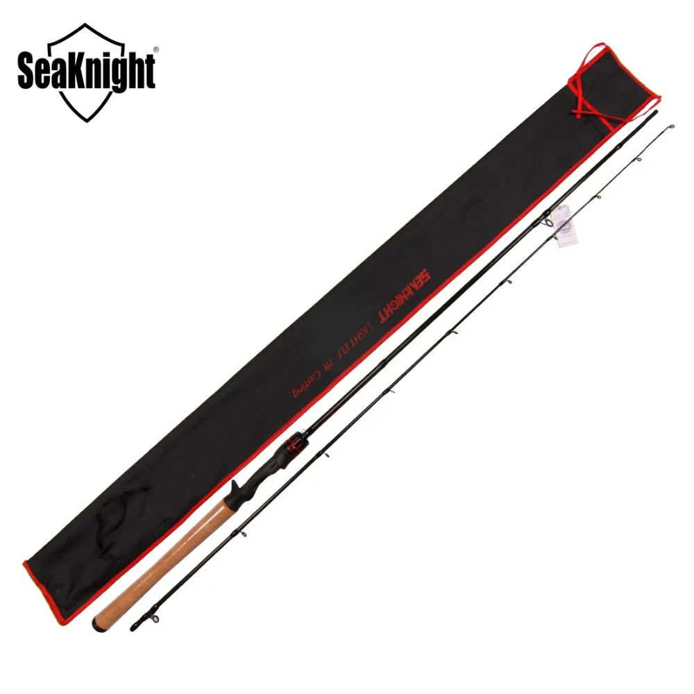 SeaKnight света ELF 2.1 М 2.4 м высокоуглеродистой Наживка литья Рыбалка стержень Fuji