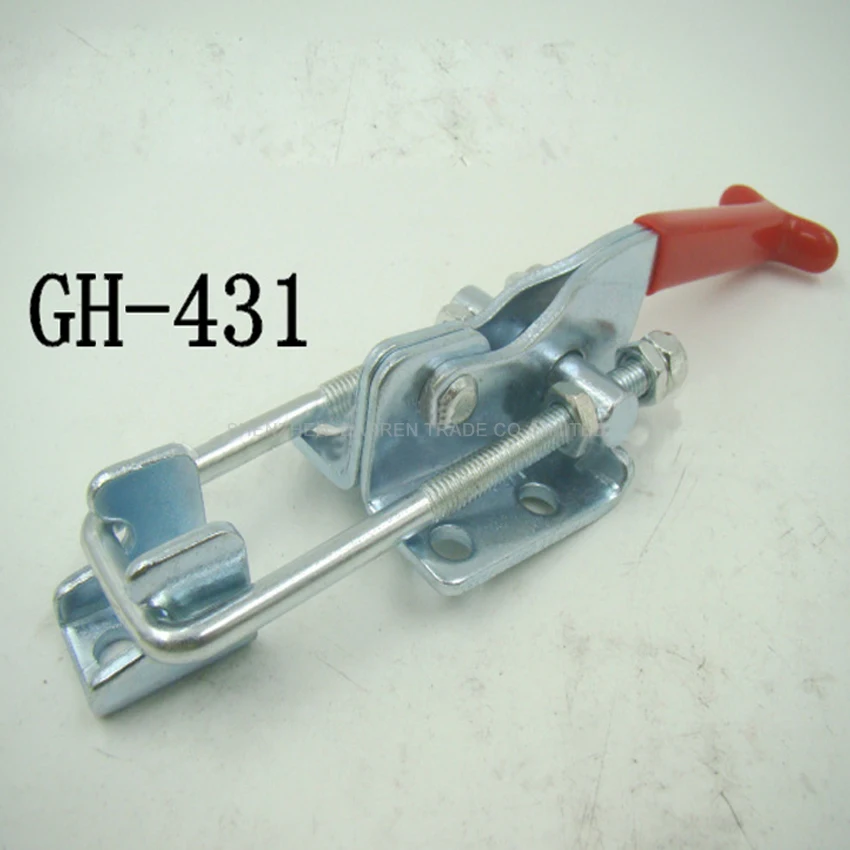 1pc New Hand Tool Toggle Clamp Stationary Door Buckle Type Fast Fixture GH 431 Clamp Wood