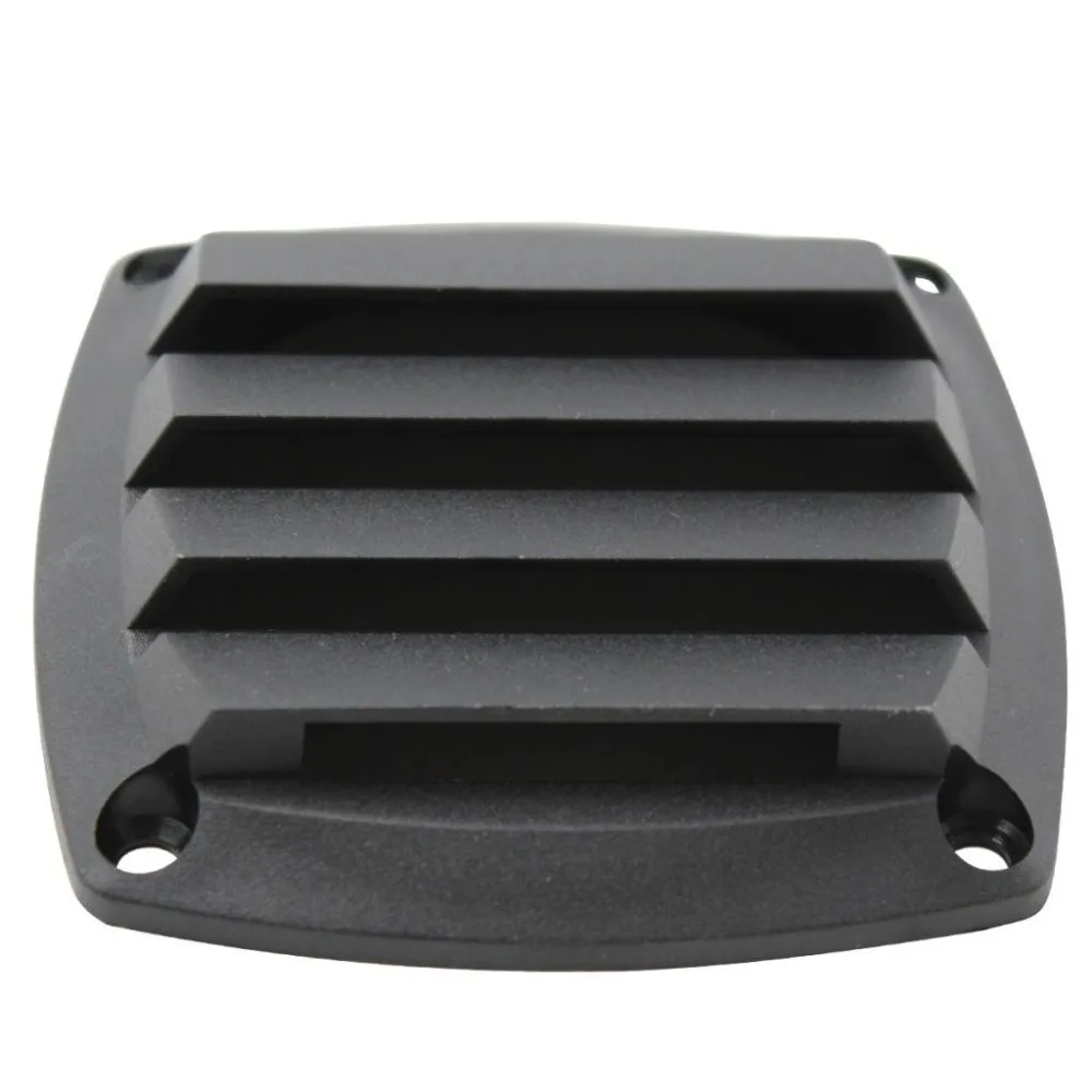 

4" Marine Louvered Vents Round Hose Hull Air Vent Boat Plastic Black