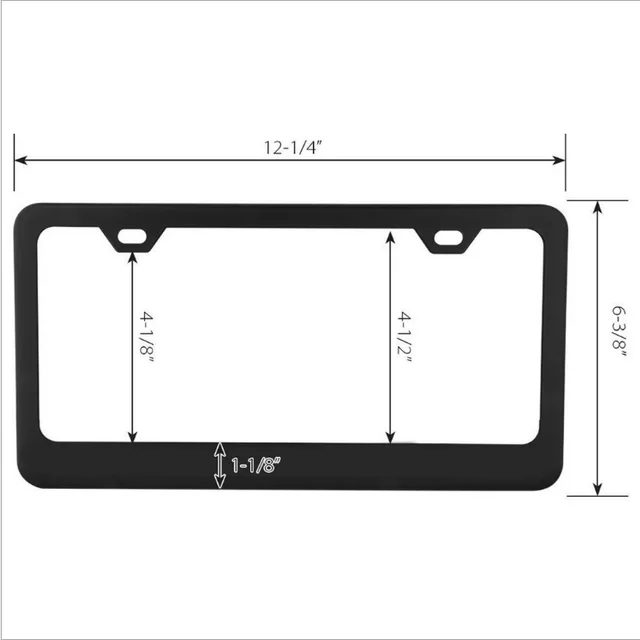 Buy Car Creative Registration Plate Holder License