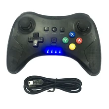 10 шт. двойной Bluetooth беспроводной usb Pro управление Лер геймпад джойстик цветная Кнопка с подсветкой игра пульт дистанционного управления для wii u